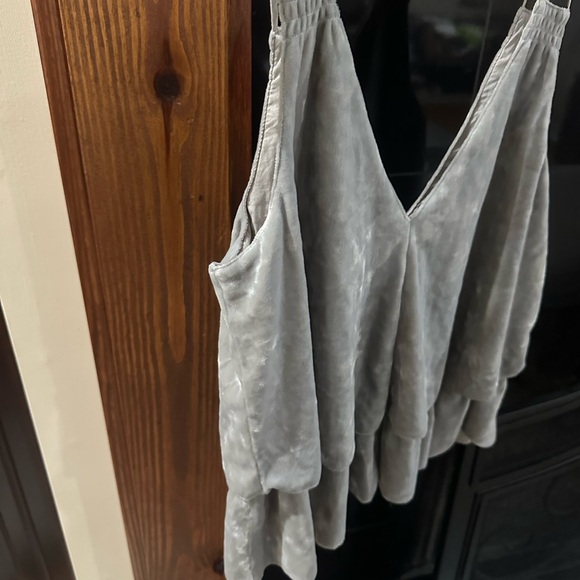 Aerie Gray Layered Camisole Top - Picture 7 of 9